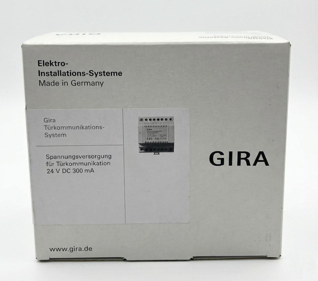 gira-129600-alimentatore-230v24v-per-citofonovideocitofono-türkommunikation-24v-dc-300ma-dinreg
